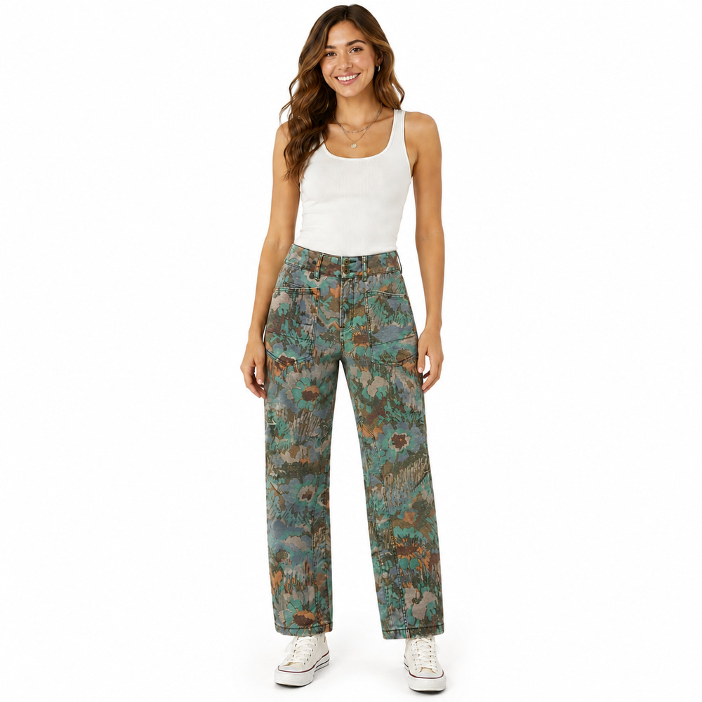 Anthropologie Pilcro The Wanderer Womens Pants Size 27 Y2K Festival Boho